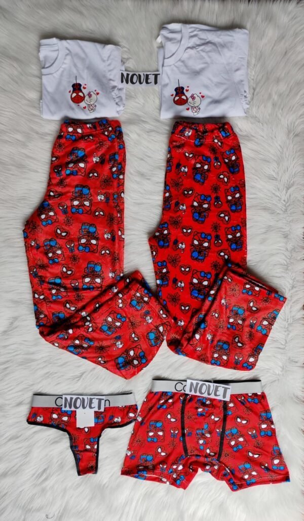 Conjunto de kitty con Spiderman