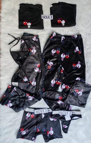 Conjunto de Kitty con Spiderman en color negro