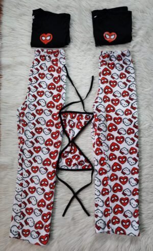 Pijama de Corazones ( blanca)
